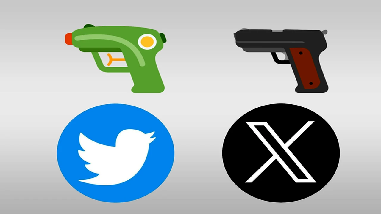 Emoji Pistol Asli Muncul Lagi Setelah Hilang 6 Tahun di Twitter