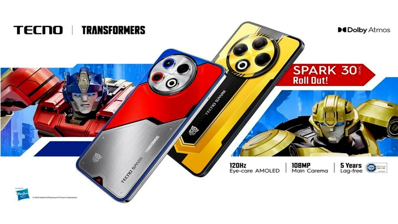 Tecno Spark 30 Pro Resmi Diluncurkan dengan Edisi Transformers