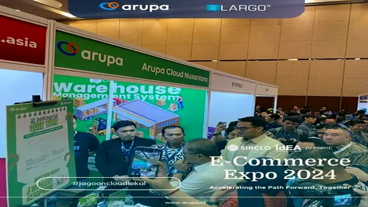 Arupa Cloud Nusantara Dorong Transformasi Digital dengan Zettagrid di E-Commerce Expo 2024